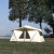 牧高笛（MOBIGARDEN） 帐篷 户外露营大空间棉布屋檐帐篷纪元205 配件/专用地席颜色随机
