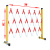 康迪普 可移动伸缩围栏玻璃钢管式安全电力施工绝缘围栏折叠安全隔离护栏 1.2*3米国标款