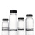 谋福 透明玻璃样品瓶 化学试剂瓶带内塞密封小瓶 （50ml+四氟垫） 