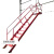 短云双侧扶手45度基坑爬梯工地基坑斜梯钢扶梯施工通道安全爬梯厂家 桔红色咨询客服
