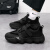 束制（SHUZHI）男鞋夏季运动男士防滑耐磨工地透气黑色上班工作劳保鞋魔术贴潮鞋 黑色(升级款) 41
