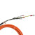 伺服电机动力线电源线6FX5002/8002-5CA01-1CA0电缆连接线 橙色 进口茵特康 进口茵特康 (PUR) 5