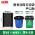 冰禹 BYX-200 环卫物业加厚垃圾袋 大号垃圾袋黑色塑料袋（100个）80*90cm平口款