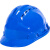 工孚 安全帽 工地abs国标玻璃钢透气加厚防砸头盔建筑施工印字 单位：顶 ABS国标V型 蓝色 