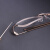精品半框金属眼镜框架下面的拉丝线鱼线固定镜片线眼睛配件钩针螺 白色