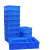 葱旭 塑料盒子周转箱长方形零件盒塑料箱胶框物料螺丝盒五金工具物流箱  黑色 (7#红300*200*87)