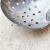 CLCEY钢柄下水道捞渣勺漏勺加厚钢板铁勺铁瓢清理化粪池淤泥掏粪勺长 20cm漏勺