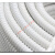 定制护线管白色包塑金属软管波纹管电线金属穿线螺纹蛇皮管阻燃防火保 白色25mm内径50米