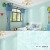 爱涂士 生态墙衣纤维涂料自刷客厅卧室蓝色系列环保涂料批发 S1-73蓝色天空 标准款