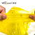 威佳240L大号医疗垃圾袋50只加厚医院诊所用黄色废弃物处理袋平口式 120*130cm5丝