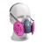 3M 防尘面具7501+2097 3件套 喷漆用有机蒸气防尘工业粉尘电焊烟面罩