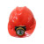 盛融乾救援安全帽带头灯 抢险头盔充电安全帽矿工帽带灯安全帽矿灯盔煤 手电+护目镜+头盔橙色