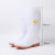 白色雨鞋专用卫生靴女防滑中高筒雨靴食堂厨房工作水鞋 高度38cm左右：白色（牛筋底-不加棉款） 40