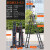 镁多力（midoli） 镁多力家用伸缩梯折叠梯子铝合金加厚便携工程人字梯阁楼家用梯 【黑橙六脚梯】多功能3.3米