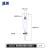 玻璃梨形分液漏斗油液分离分液器螺口聚四氟乙烯活塞具塞250/500/1000ml透明棕色高硼硅实验室 聚四氟活塞125ml 2个