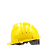 旷峙 安全帽 防砸 国标玻璃钢头盔 建筑工程头盔 圆形安全帽 ABS三筋豪华透气 产品一个价