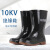 在朴（ZAIPU）电工靴10kv绝缘雨鞋高筒安全防滑防水耐酸碱雨靴防漏电劳保防护靴 10KV中筒 38