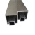 安霞6061硬质铝方管7075-T6铝合金方管 定制高耐磨航空铝型材加工零切 材加工零切