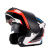 VCOROS大码摩托车头盔特大号4XL揭面盔双镜片可适配蓝牙行车记录仪PA901 PA901配黑色镜片（备注头盔） 3XL适合 63-64cm头围