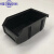 黑色斜口零件盒塑料元件盒组合式物料盒背挂式斜口盒周转箱 1号背挂式斜口盒95*105*50mm