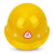 普达 BG-6013 盔式玻璃钢工地建筑工程安全帽 头盔 黄色-040058