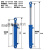 定制适用液压缸油顶5吨63缸径双向液压油缸工程油缸泵站 动力单元小型油缸 63X35X100