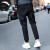 安踏（ANTA） 运动套装男女情侣款秋季新款卫衣长裤品牌运动服定制团购 -1基础黑+基础黑 XS