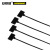 安赛瑞  标牌尼龙扎带（250根装）黑色 3×150mm 尼龙标牌扎线带 标签扎带 多功能绑带 电缆标签扎带 10440