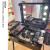 OBOX欧博斯行李箱专业拉杆化妆箱带灯镜子支架PC箱化妆师专用跟妆箱子 黑色PC音乐款 22英寸 有支架