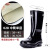 回力 劳保防水防滑耐磨雨靴028带反光条雨鞋 028-中筒黑色 39码