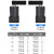 ACK旋转夹紧转角下压气缸SRC-R/L-25X90 32*90/40*90 50*90 63*90 SRC25-90L高端款