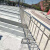 百舸 不锈钢铁马护栏 幼儿园景区商场排队围栏 交通安全隔离栏 201材质32外管加横管1.2*1.5m