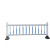 雨林军 道路护栏 护栏围栏 交通隔离设施防撞活动护栏 80CM高护栏(1立柱+3米护栏) 单位：套