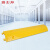 固士邦线槽减速带安全过线板PVC防踩压线板1米黄色中二线GC397