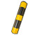 反光橡胶护角条尺寸 120cm*10cm*0.8cm 颜色 黑黄
