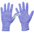 手套干活用的 夏季薄款尼龙线 透气工作耐磨手套劳保弹力 蓝色尼龙手套(12双) M
