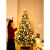 阡囤圣诞树家用2023新款大型加密发光感圣诞节套餐儿童装饰品摆件 星河蓝-1.5米-豪华套餐(树+装6