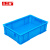 久工保 蓝色长方形加厚塑料周转箱电子零件340胶框 JGB-ZZX086 （个） 340箱385*250*100mm蓝色