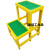 玻璃钢绝缘凳电工高凳高压电力梯子可移动式单双层三层平台定制 三层 高120cm*90*50