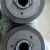 定制适用混凝土搅拌机配件滚筒式摩擦胶轮水泥砂浆小型搅拌机胶轮 帯钉直径150内径34键12