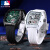 美职棒（MLB）镂空潮流牌手表男款时尚运动学生机械防水男士情侣 白色机械鎹精美礼品
