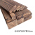 亦盘 木板实木板材  碳化防腐木 户外庭院地板露台栅栏 长4000*宽28*厚28mm 一根价