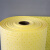 工业吸液棉黄色危险品化学品酸碱液吸附棉油污吸收棉卷吸附垫卷状 40cmx50mx3mm  1卷