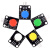 兼容uno主板按键模块 电子积木轻触开关微动xh2.54按钮红黄白绿蓝 5种颜色各一个端子接口