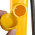 俱威  便携式塑料伸缩护栏移动折叠可携带防护栏施工围栏隔离带 AF-1230B 黄色（一个价）