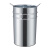 户外垃圾桶内胆不锈钢内桶室外果皮箱铁皮圆形桶方形铁筒尺寸定制 不锈钢方桶本色31X31X48CM 加厚