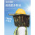 LISM遮阳帽檐工地遮阳帽施工安全帽防晒加大男风扇夏季带的帽子工程 黄色加强版有太阳能无灯国标双