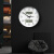 Timess电波钟自动对时挂钟客厅钟表2024新款闪波万年历温湿度时钟表挂墙 抹茶绿直径30.5cm