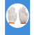 承琉劳保手套耐脏棉线手套工人工作工地手套针织手套户外作业通用手套 经济装/白色灯芯棉500克20双 均码