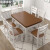 卓雨木坊家具全实木餐桌现代中式家用小户型餐厅长方形西餐桌 原木色 1m 单桌